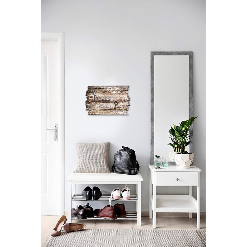 Kreative Feder HSB065 Designer Wooden Key Rack Hook Rack Country