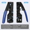 Network Tool Set with 50 x RJ45 Connector Cat7/Cat6a Pass