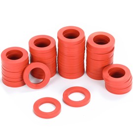 Sanpaint 40 Pieces Garden Hose Washers Rubber Washers Seals, Fit All Standard 3/4" Garden Shower Hose and Water Faucet Fittings