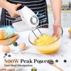 5-Speed Electric Hand Mixer, 800W Handheld Mixer with Turbo for