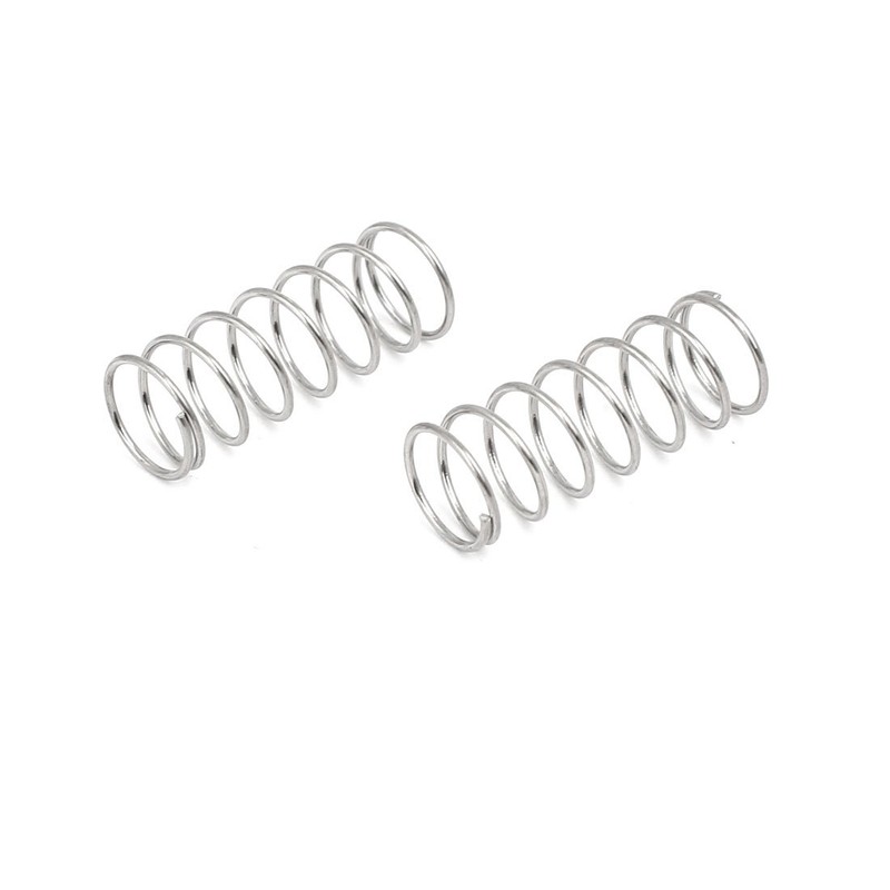 sourcingmap 0.6mmx8mmx20mm 304 Stainless Steel Compression Springs Silver Tone 10pcs