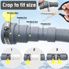 Washing Machine Drain Hose, 1/1.5/2/2.5/3/4/5/6 m, Suitable for 4 Interface