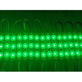 Green LED Module DC12V 0.72W for Lightbox Letter Advertising Signs with Tape Adhesive Backside (200pcs Pack)