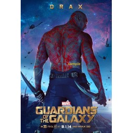 Unbranded DRAX GUARDIANS OF GALAXY AVENGERS REFRIGERATOR LOCKER MAGNET CHRISTMAS MAN CAVE