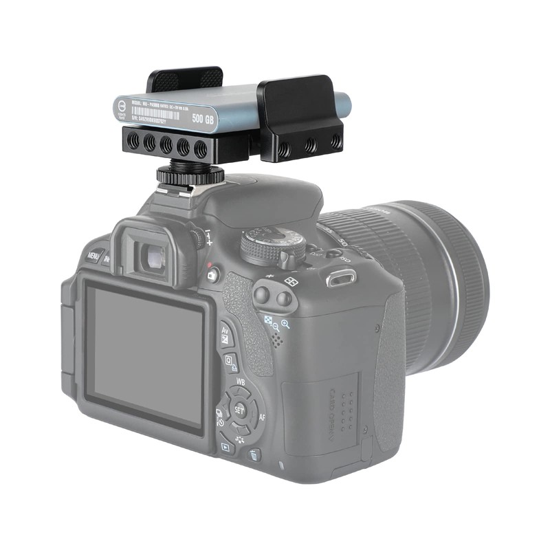 CAMVATE Universal SSD Holder Clamp Adjustable Width (35 mm ~