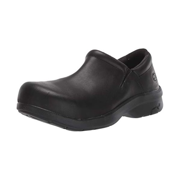 Timberland PRO Women's Newbury ESD Slip-On,Black,5.5 M US