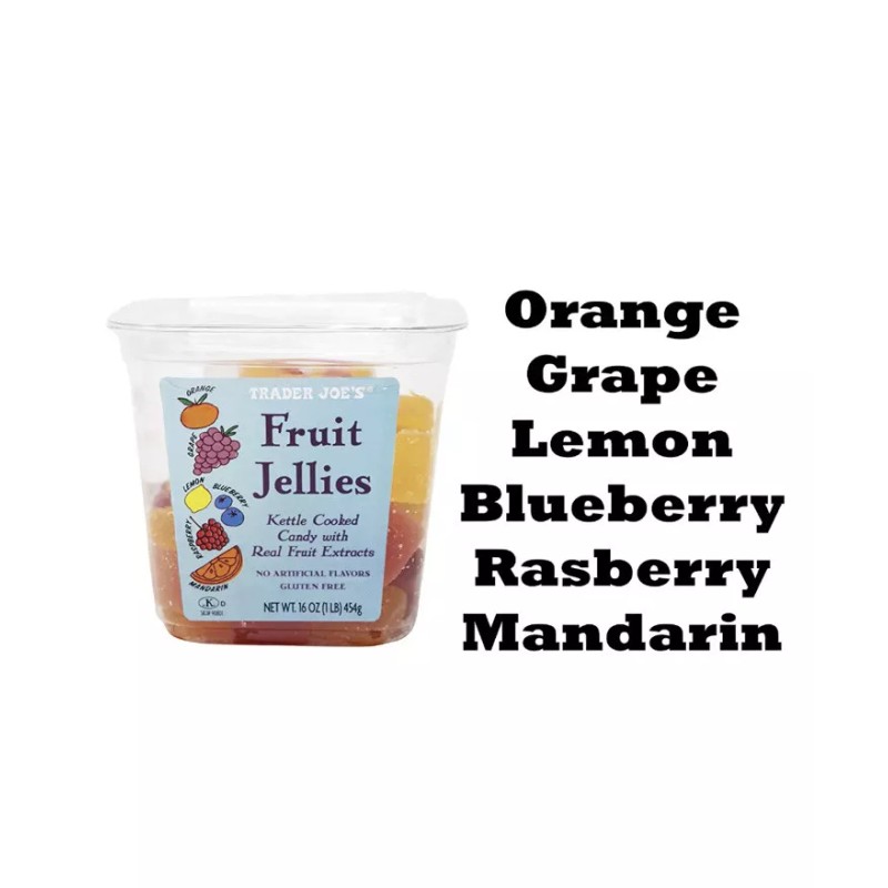 Trader Joe’s 2 Packs Trader Joe’s Fruit Jellies Candy