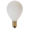 Satco S3863 120V Pear Candelabra Base 25-Watt G12.5 Light Bulb,