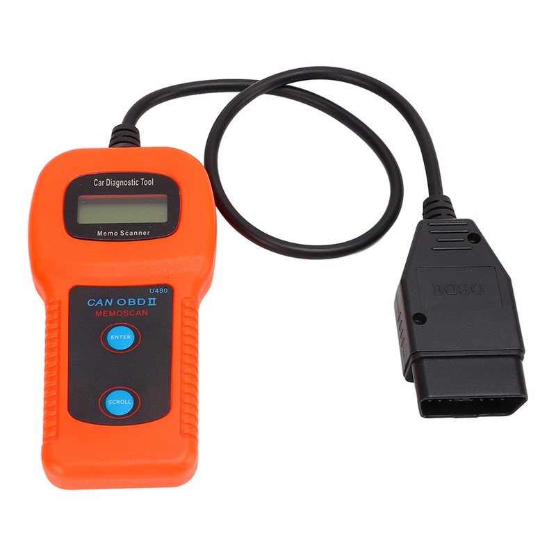 U480 Car OBD2 Diagnostic Scanner LCD Display 10‑12V DC Universal