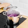 Navaris Steamer Insert with Extendable Handle - Steamer for Pot