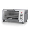 BLACK+DECKER Crisp N Bake Air Fry 4-Slice Toaster Oven, Gray,