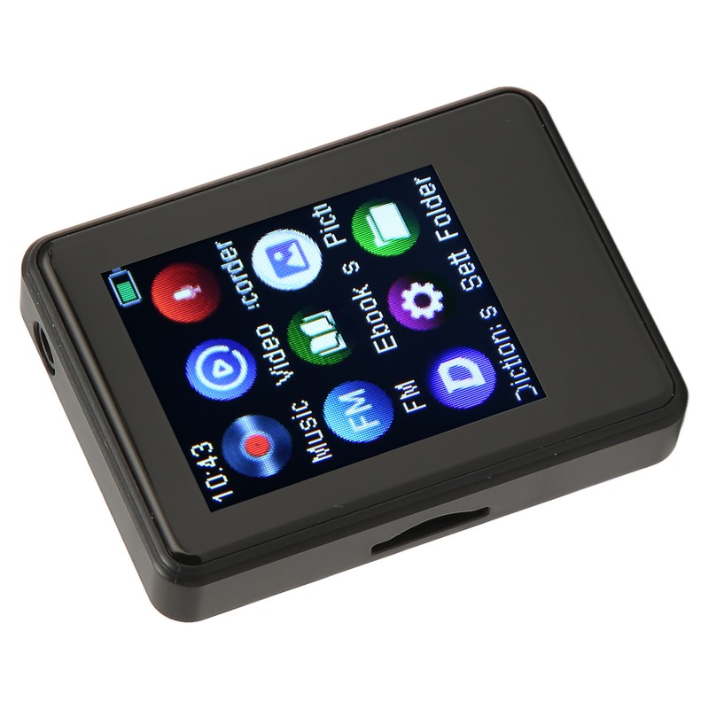 MP3 Player Bluetooth 5.0 HiFi Sound 1.77in Full Touch Screen