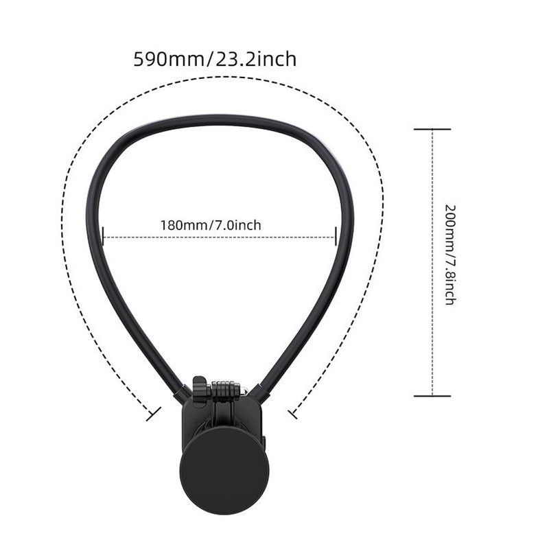 Phone Neck Holder Magnetic POV 360° Adjustable Anti Shaking Automatic