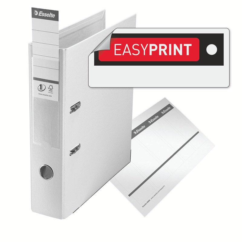 Esselte A4 Folder, Red, 72 mm Spine, Plastic, Vivida Series,