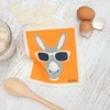 Retro Kitchen Compostable Sponge Cloth - Donkey, 1 Cloth