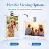 2-Pack Car Sun Visor Photo Holders, Scalloped Acrylic Magnetic Frames
