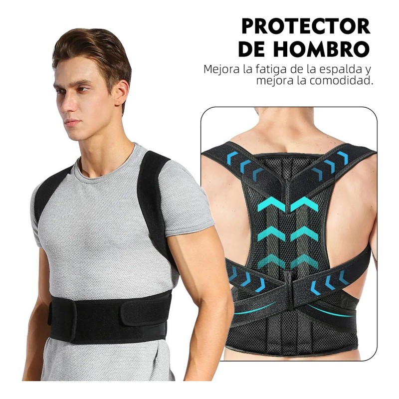 Corrector Postura Espalda Para Hombre Y Mujer Ajustable Faja