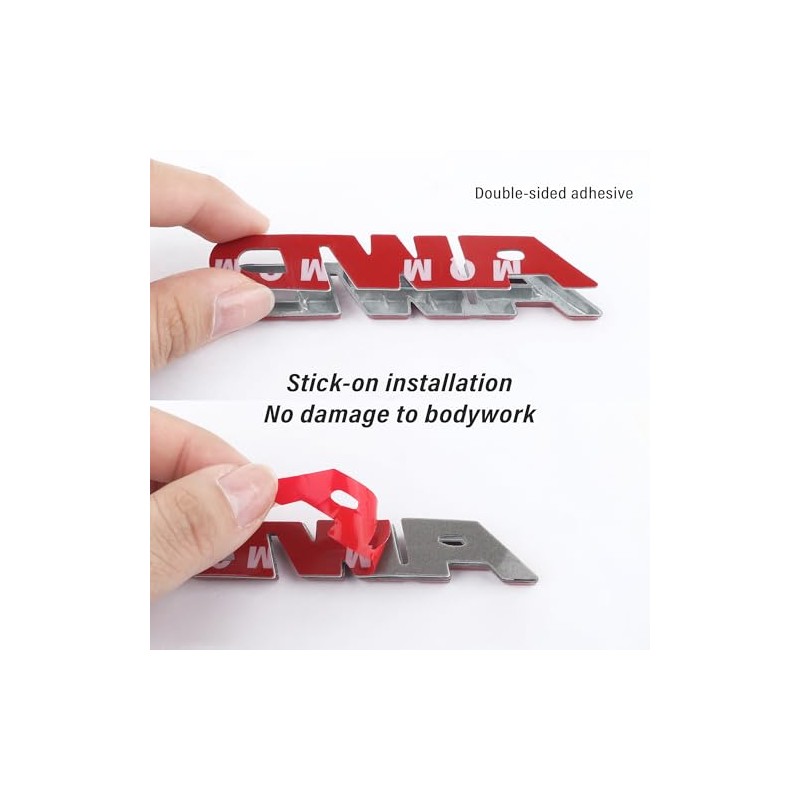 3D AWD Car Emblems and Badges with Adhesive,Premium Exterior Metal