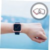 jojofuny 3sets Watch Screen Protector Anti-Scratch Smartwatch Shell Full Access