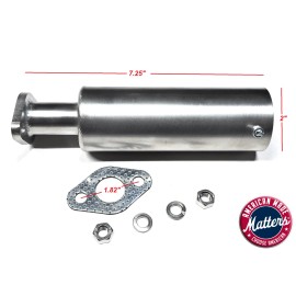 ARSPORT Exhaust Muffler for pressure washer, Predator 3HP 79cc from Harbor Freight Tool.