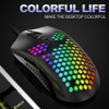 Gaming Mouse USB Interface Wired Portable Desktop E-Sports Hollowing Mouse