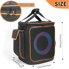 CltrCr JBL Party Box Encore 2 Backpack, Speaker Bag Compatible with JBL Party Box Encore Essential 2 (2025), Portable Speaker Carry Case(Bag Only)