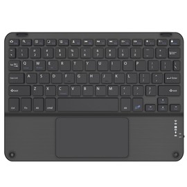 BoxWave Keyboard Compatible with AGM PAD P2 Android 14 Tablet (11 in) - SlimKeys Bluetooth Keyboard with Trackpad, Portable Slim TouchPad - Jet Black