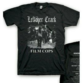 Manic Merch Leftover Crack Film Cops Punk Choking Victim NYC Ska Music Shirt MM-LOC-02 - 2XL, Regular