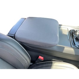 Car Console Covers Plus Made in USA Designed for Jeep Wagoneer & Grand Wagoneer 2022-2025 Neoprene Center Console Cover for Both Front & Back Seat Consoles Gray (Price is for One)
