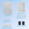 IP67 Waterproof Junction Box, ABS Plastic Electrical Enclosure with Stainless