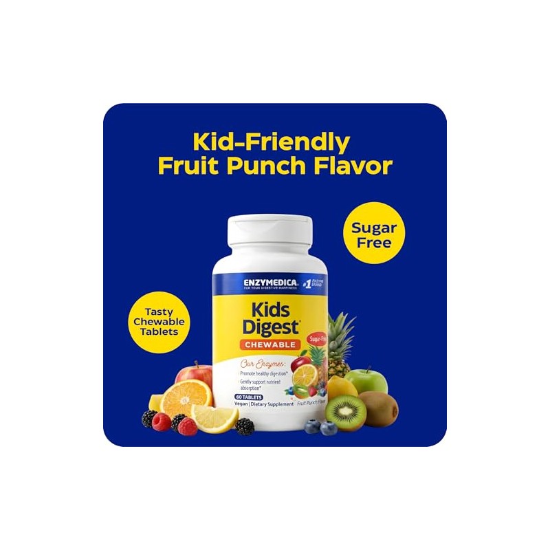 Enzymedica Digest Masticables Niños Tabletas