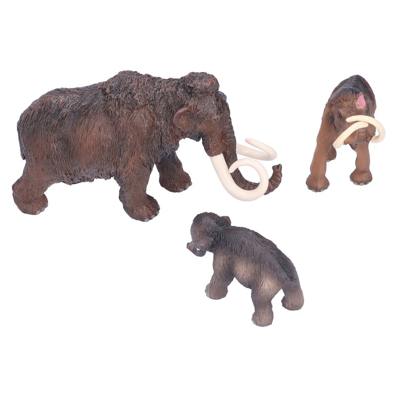 Mammoth Model Simulated Figurine Realistic Plastic Mammoth Toys for Animal