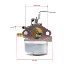 The ROP Shop | Carburetor with Gasket for Tecumseh HM100-159402S, HM100-159402T, HM100-159402U