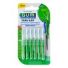 GUM Trav-ler Interdentalbrushes 6 piece ISO 3 Green 1.1mm, pack