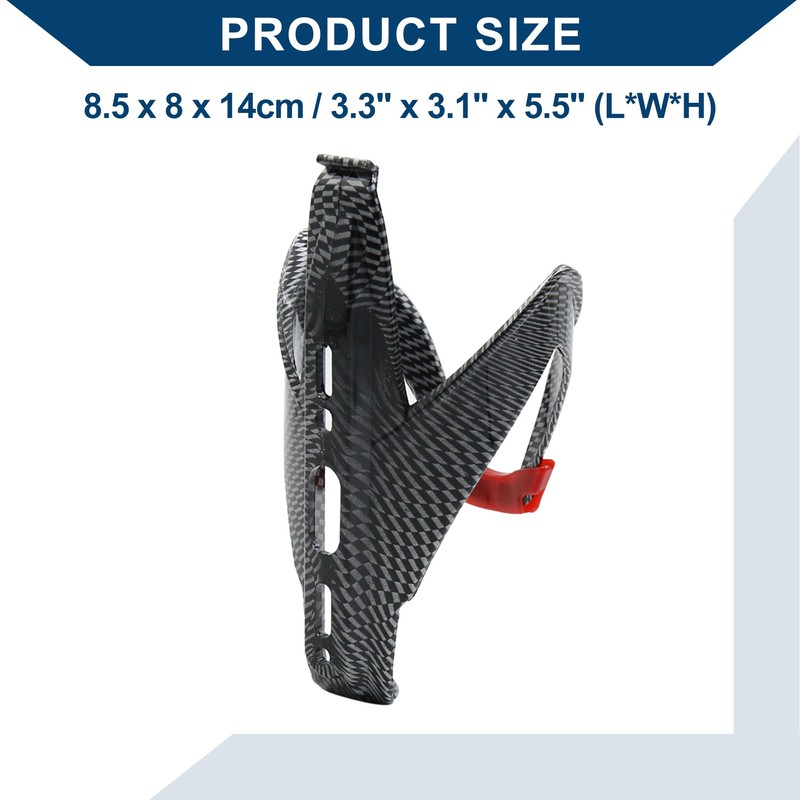Hihaha Bike Drink Holder/for Bike/Plastic / 1 Pc Carbon Fiber