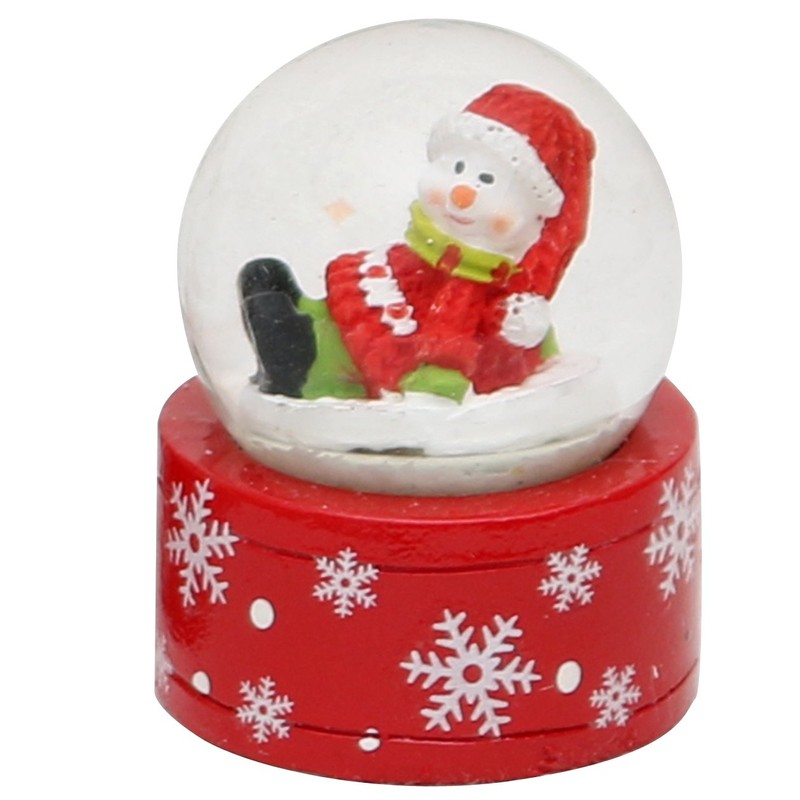Dekohelden24 Bellissimo Set di 2 Piccolo Palle di Vetro con