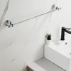 BATHSIR Crystal Towel Bar 24 Inch, Chrome Bathroom Towel Rack,