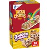 Lucky Charms and Golden Grahams S'mores Cereal Treat Bars, Snack
