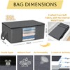 EvanGrinzia 6 Pack Clothes Storage Bag, Foldable Storage Bin Closet