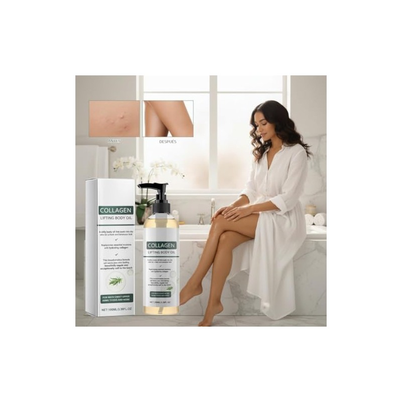 Collagen Lifting Body Oil, Aceite Hidratante de Colágeno para el
