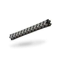 VIABLUE Sleeves, braided sleeve, silver/silver, size small for cable diameter from 2 to 6 mm, sold by the metre, fabric hose/cable conduit, per m