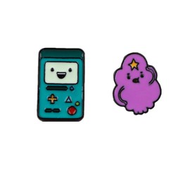 TV Movies BMO LSP Earrings Stud, Metal Lumpy Space Ear Stud for Women and Men (AB)