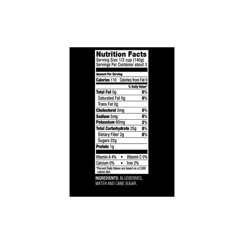 OREGON BLUEBERRY LTE SYRUP, 15 OZ