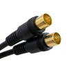 Maxar Electric Antenna Cable 3C Black Ends Straight Plug 1m