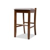 Baxton Studio Bar Stools, Grey/Walnut