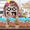 50 PCS Farm Animal Cellophane Treat Bags Farmhouse Gift Bags