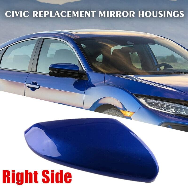 Side Mirror Cover Replacement Mirror Cap Replacement For Honda Civic