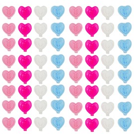 400PCS Glue Rings Lash Rings for Glue Glue Rings for Eyelash Extensions Eyelash Glue Holder Lash Glue Rings Smart Glue Cups Heart-Shape