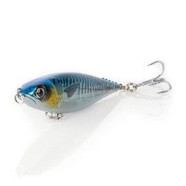 Savage Gear 3D Mackstick Twitch Bait, 2 oz, Blue Mackerel, Realistic Profile and Movement, Reinforced Body, Thru-Wired Construction, Saltwater Fishing Lure with Hooks
