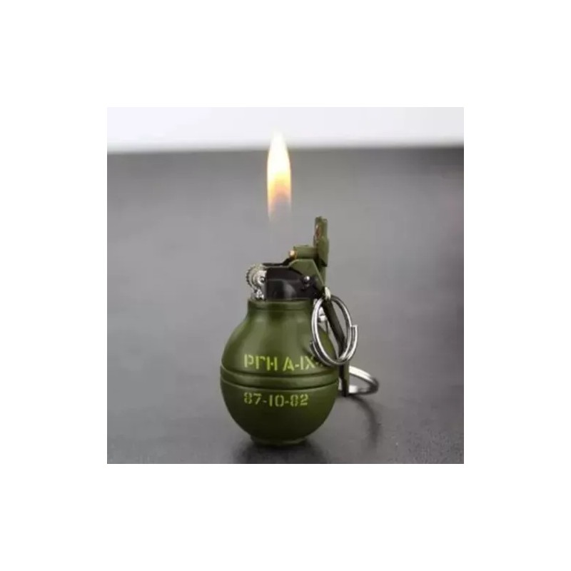 KFMX Chispa Llavero Con Forma De Granada De Mano